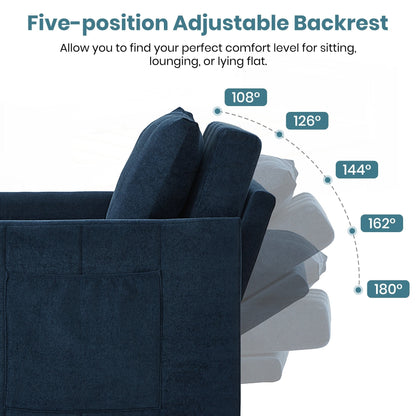 Canapé-lit convertible rembourré