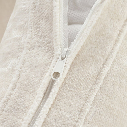 Canapés rembourrés Canapé incurvé en chenille jacquard, aucun assemblage requis