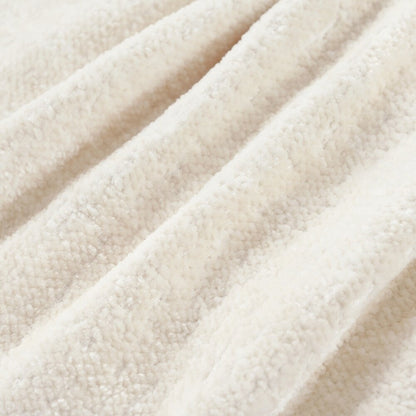 Canapés rembourrés Canapé incurvé en chenille jacquard, aucun assemblage requis