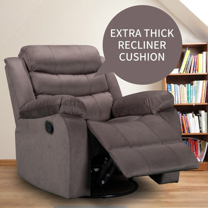 Fauteuil inclinable pivotant à bascule Siège de cinéma maison Chaises de salon