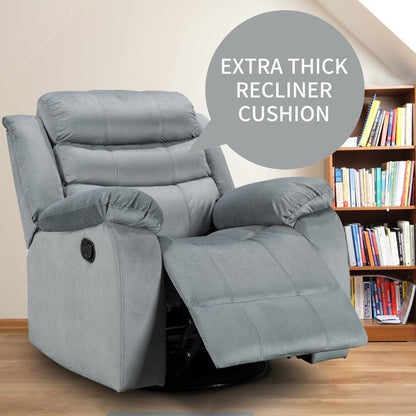 Fauteuil inclinable pivotant à bascule Siège de cinéma maison Chaises de salon