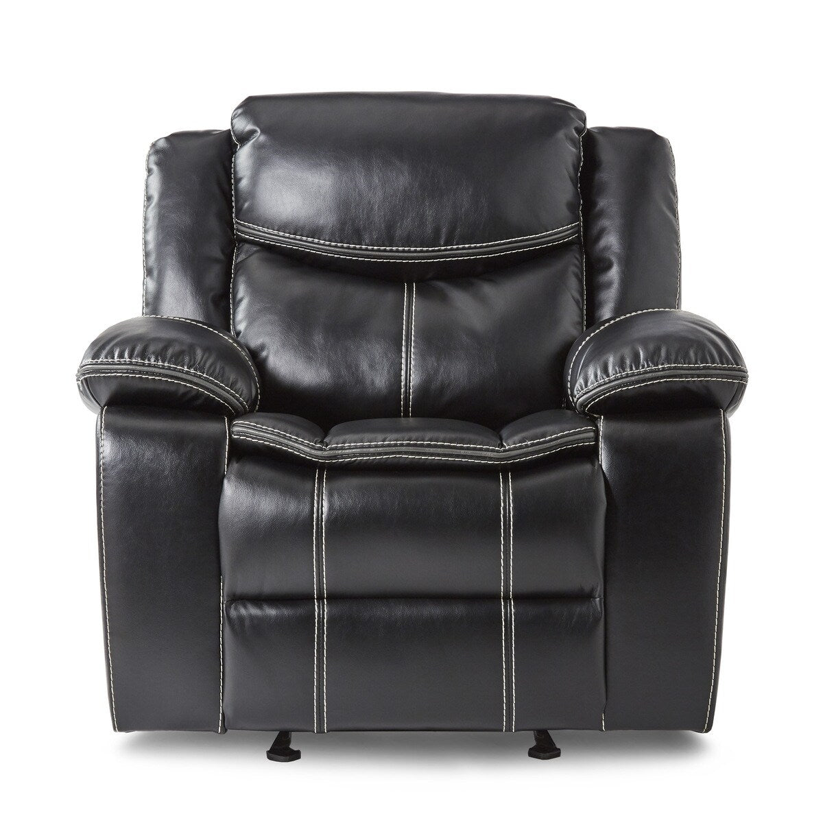 Fauteuil inclinable noir Valina