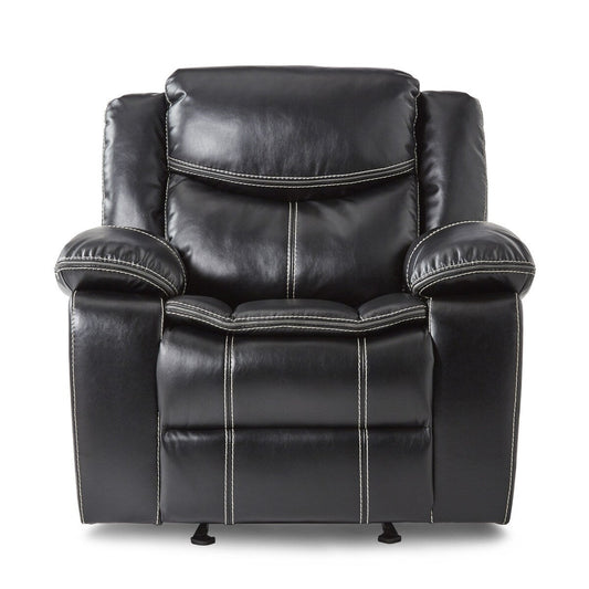 Fauteuil inclinable noir Valina