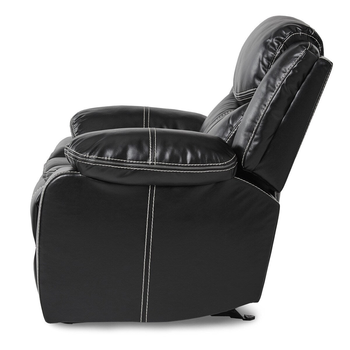 Fauteuil inclinable noir Valina