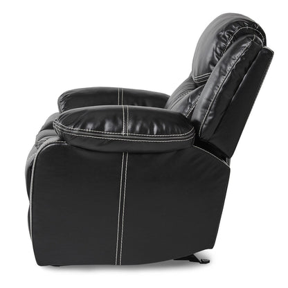Fauteuil inclinable noir Valina