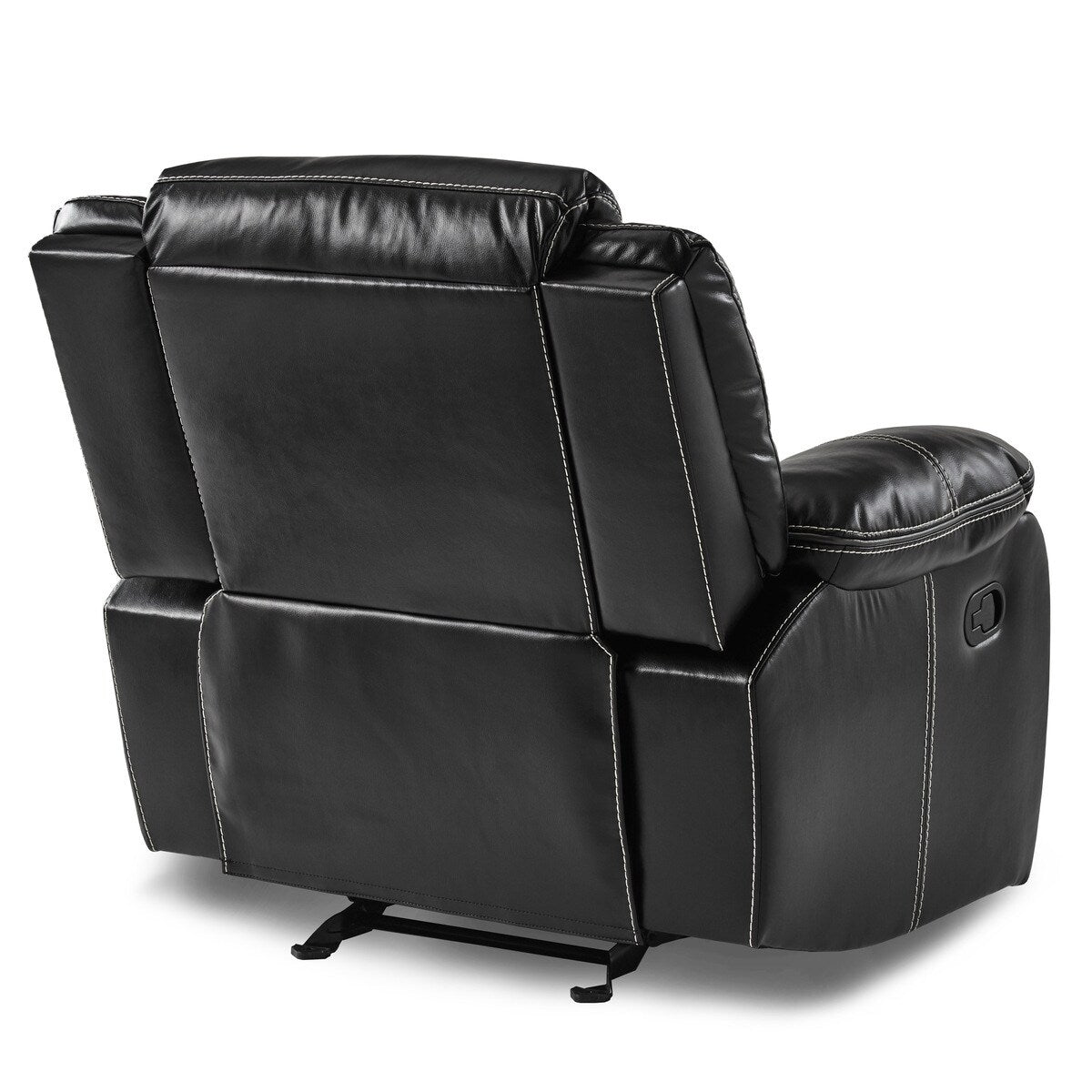 Fauteuil inclinable noir Valina