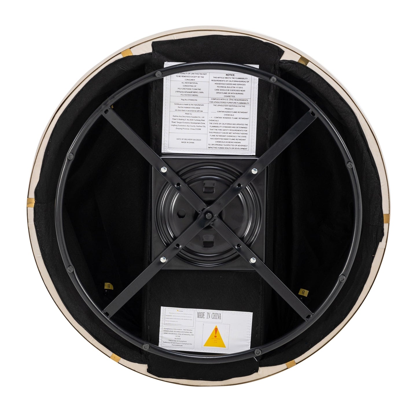 Fauteuil d'appoint pivotant à 360° en velours avec coussin d'assise, fauteuil tonneau rembourré avec base en acier inoxydable, fauteuil de salon