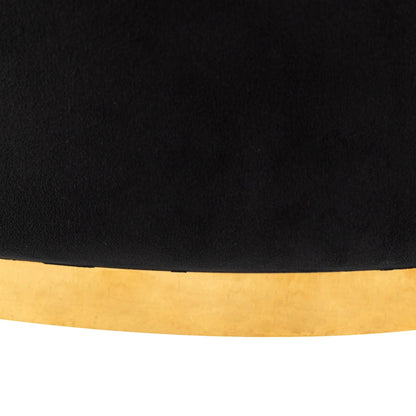 Fauteuil d'appoint pivotant à 360° en velours avec coussin d'assise, fauteuil tonneau rembourré avec base en acier inoxydable, fauteuil de salon