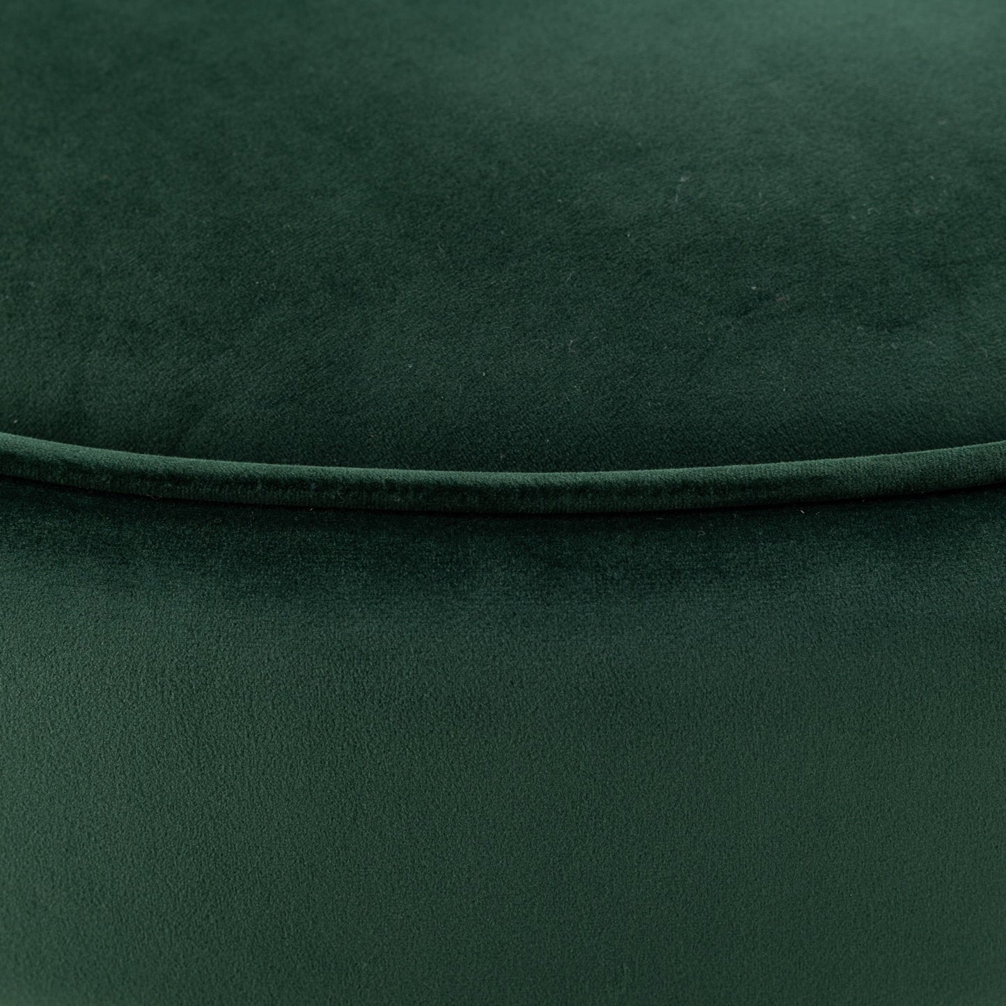 Fauteuil d'appoint pivotant à 360° en velours avec coussin d'assise, fauteuil tonneau rembourré avec base en acier inoxydable, fauteuil de salon