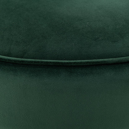 Fauteuil d'appoint pivotant à 360° en velours avec coussin d'assise, fauteuil tonneau rembourré avec base en acier inoxydable, fauteuil de salon