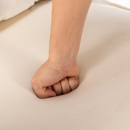 Fauteuil d'appoint pivotant à 360° en velours avec coussin d'assise, fauteuil tonneau rembourré avec base en acier inoxydable, fauteuil de salon