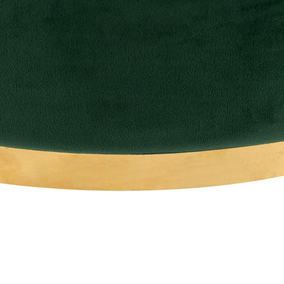 Fauteuil d'appoint pivotant à 360° en velours avec coussin d'assise, fauteuil tonneau rembourré avec base en acier inoxydable, fauteuil de salon