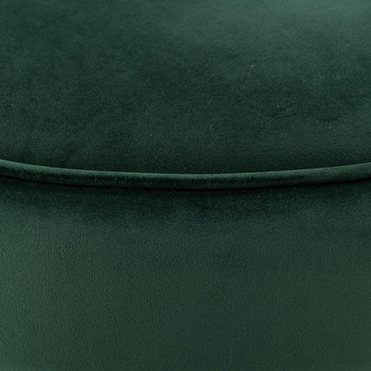 Fauteuil d'appoint pivotant à 360° en velours avec coussin d'assise, fauteuil tonneau rembourré avec base en acier inoxydable, fauteuil de salon