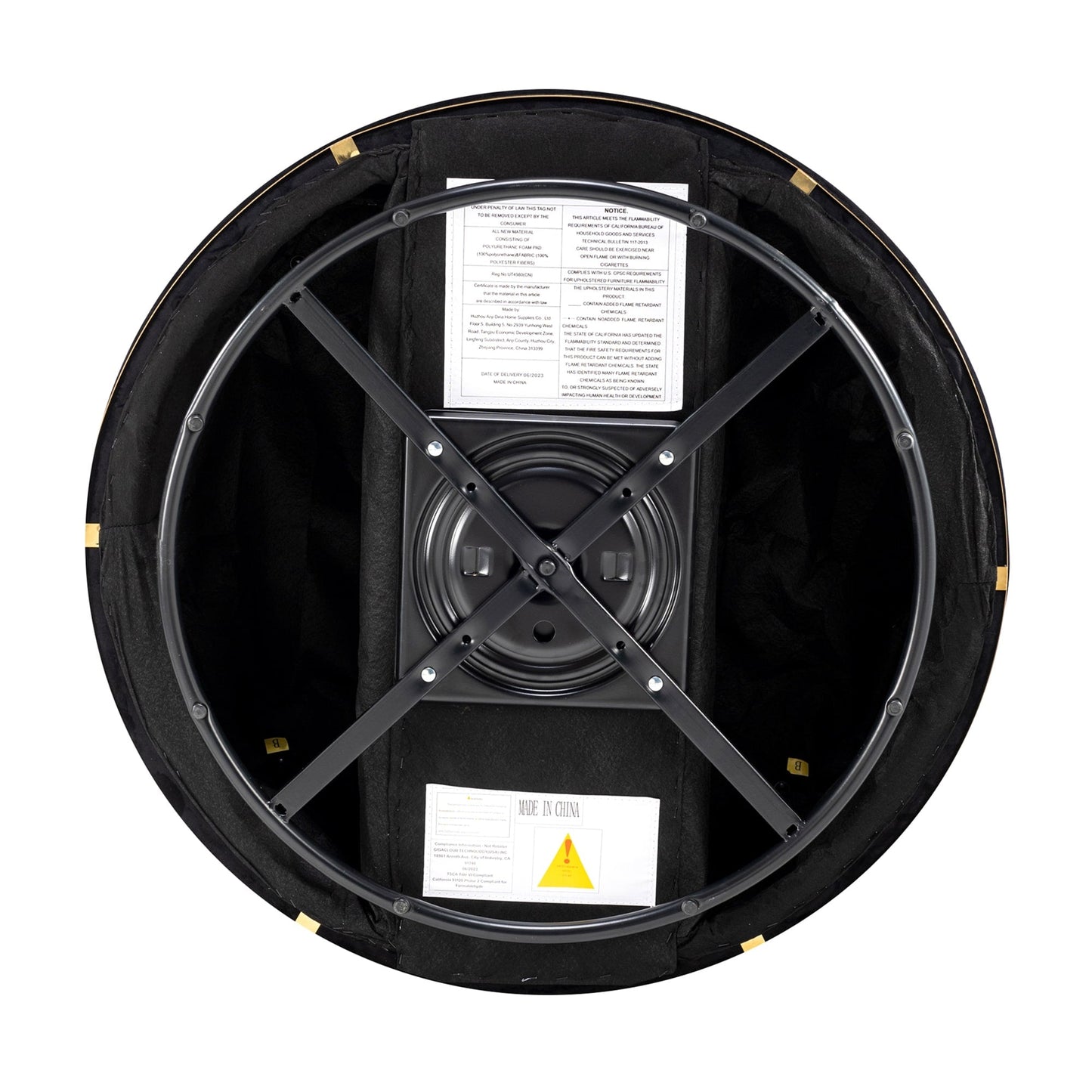 Fauteuil d'appoint pivotant à 360° en velours avec coussin d'assise, fauteuil tonneau rembourré avec base en acier inoxydable, fauteuil de salon