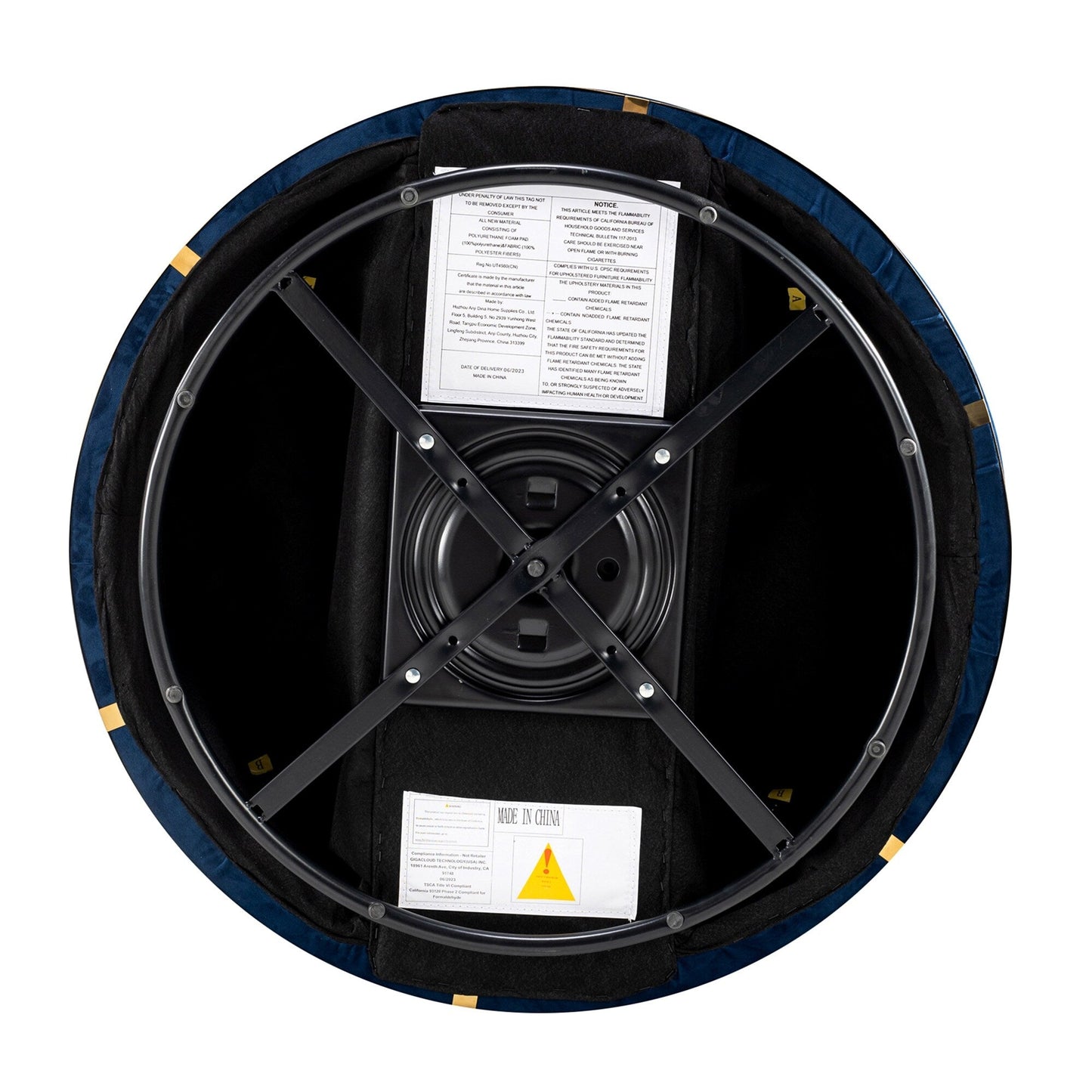 Fauteuil d'appoint pivotant à 360° en velours avec coussin d'assise, fauteuil tonneau rembourré avec base en acier inoxydable, fauteuil de salon