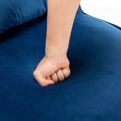 Fauteuil d'appoint pivotant à 360° en velours avec coussin d'assise, fauteuil tonneau rembourré avec base en acier inoxydable, fauteuil de salon