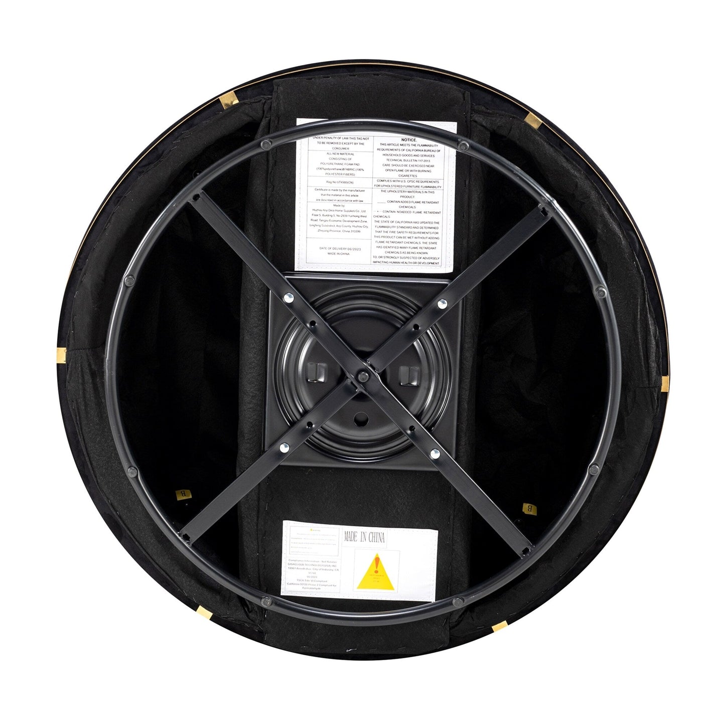 Fauteuil d'appoint pivotant à 360° en velours avec coussin d'assise, fauteuil tonneau rembourré avec base en acier inoxydable, fauteuil de salon