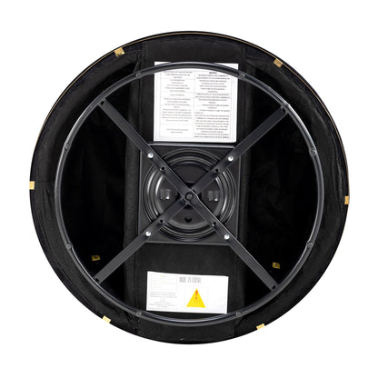 Fauteuil d'appoint pivotant à 360° en velours avec coussin d'assise, fauteuil tonneau rembourré avec base en acier inoxydable, fauteuil de salon