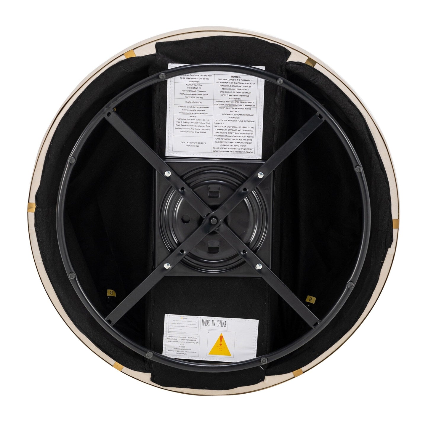 Fauteuil d'appoint pivotant à 360° en velours avec coussin d'assise, fauteuil tonneau rembourré avec base en acier inoxydable, fauteuil de salon