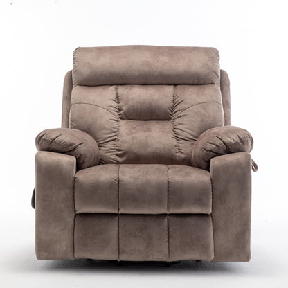 Fauteuil inclinable électrique en velours avec chauffage, massage et moteur silencieux