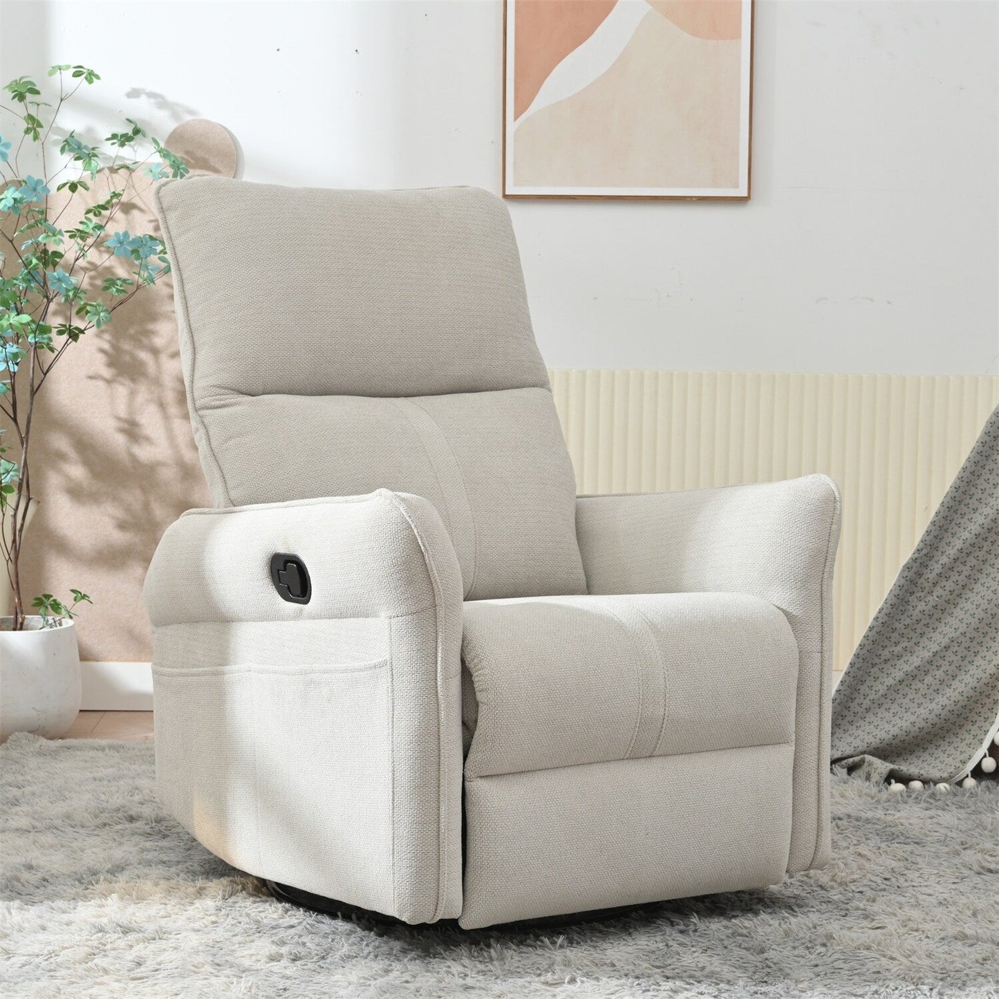 Fauteuil inclinable pivotant et à bascule polyvalent pour différents réglages