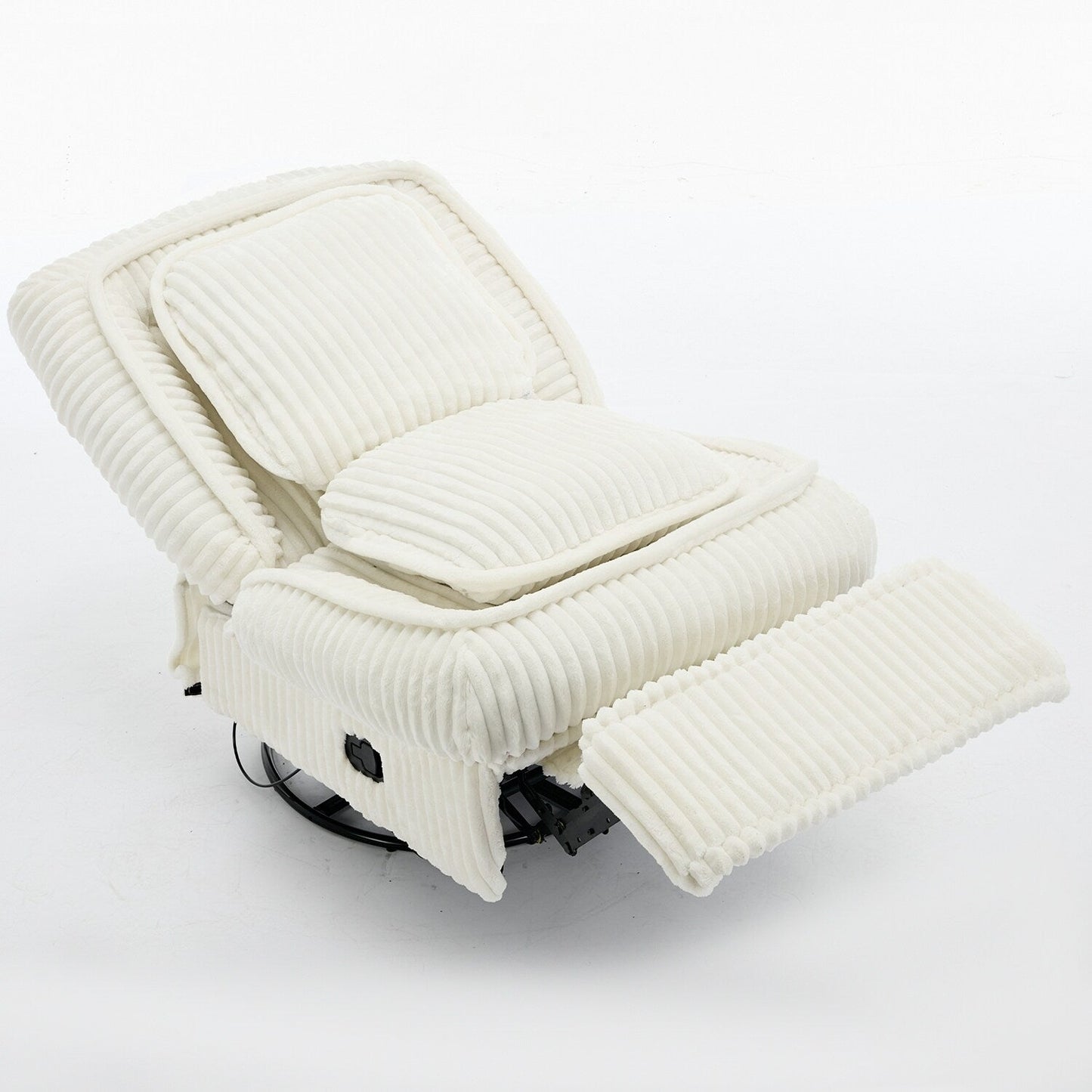 Canapé inclinable polyvalent en velours côtelé pour la détente et le confort