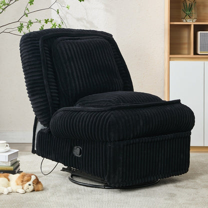 Canapé inclinable polyvalent en velours côtelé pour la détente et le confort