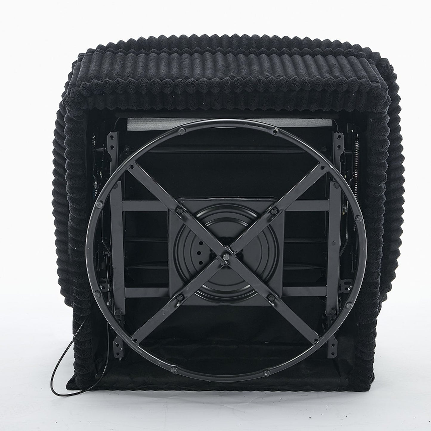 Canapé inclinable polyvalent en velours côtelé pour la détente et le confort