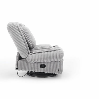 Canapé inclinable polyvalent en velours côtelé pour la détente et le confort