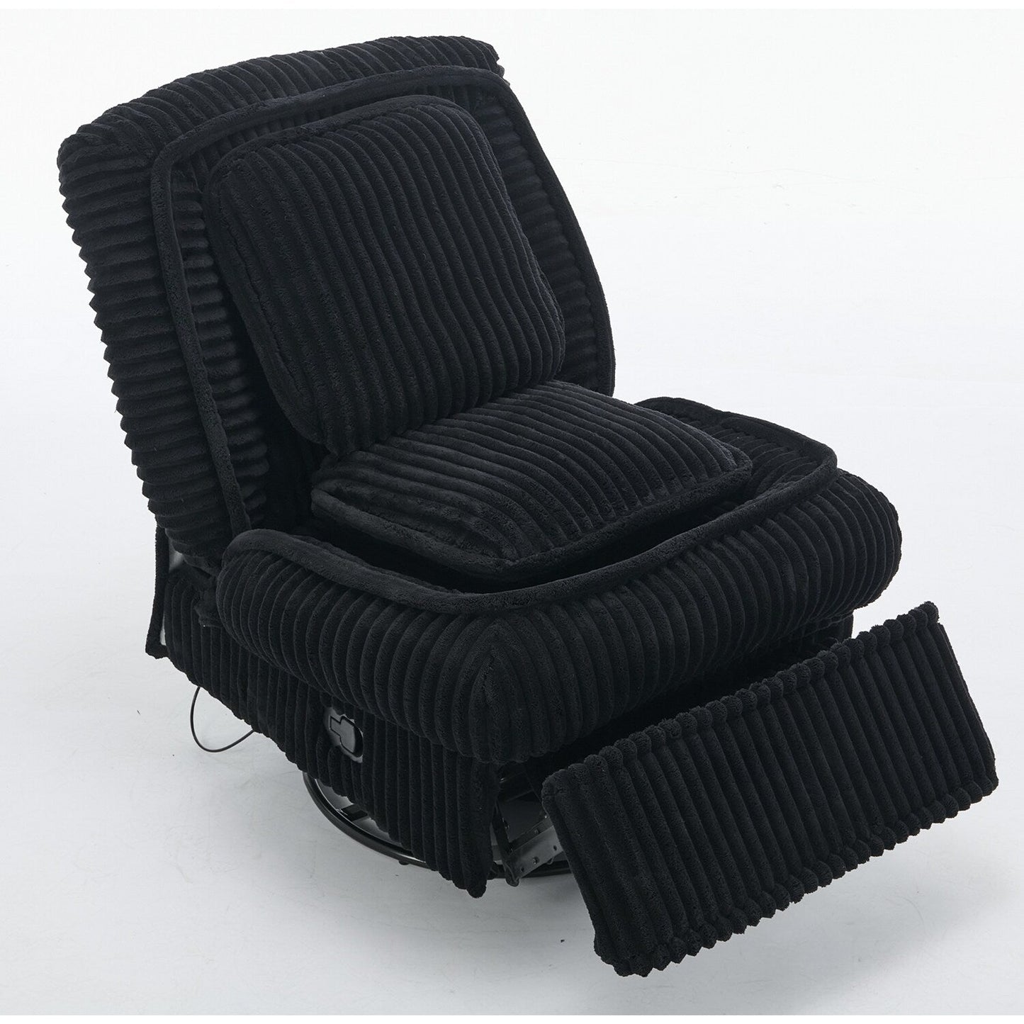 Canapé inclinable polyvalent en velours côtelé pour la détente et le confort