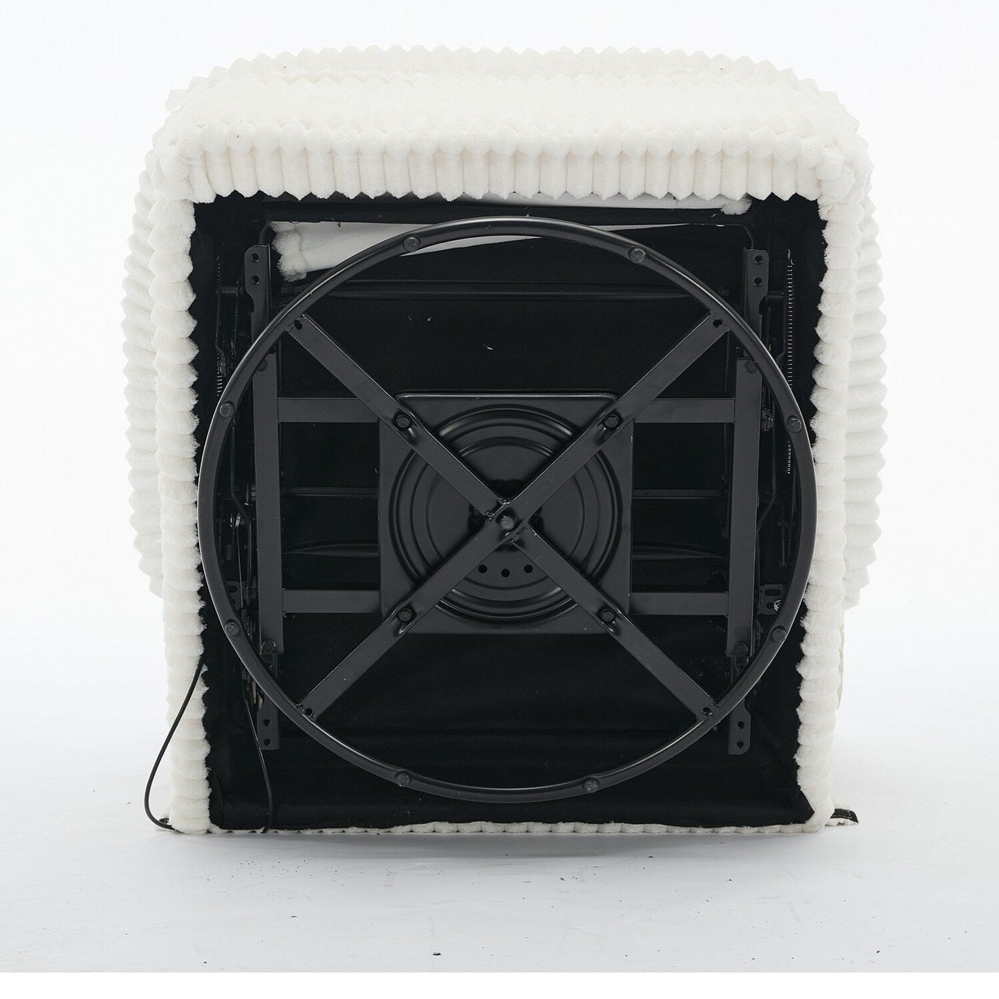 Canapé inclinable polyvalent en velours côtelé pour la détente et le confort