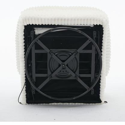 Canapé inclinable polyvalent en velours côtelé pour la détente et le confort