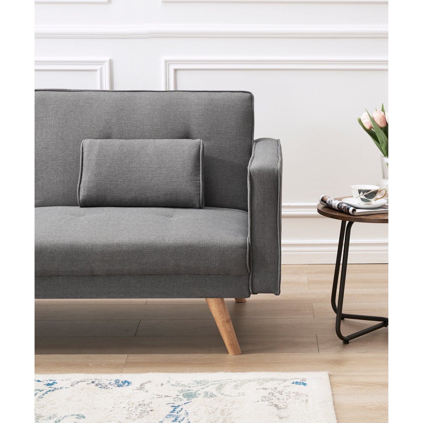 Canapé-lit pliant polyvalent pour salon - Canapé multifonctionnel confortable pour petits espaces