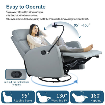 Fauteuil inclinable pivotant et polyvalent pour toutes les pièces