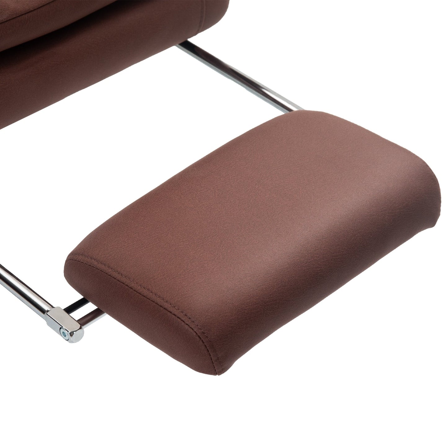 Fauteuil de bureau inclinable et massant chauffant à vibrations en microfibre Vinsetto