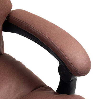 Fauteuil de bureau inclinable et massant chauffant à vibrations en microfibre Vinsetto