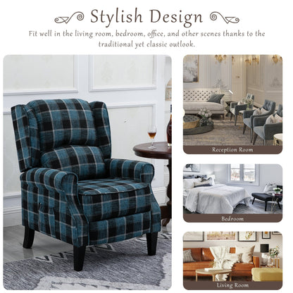 Fauteuil inclinable rembourré confortable vintage