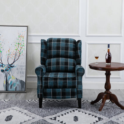 Fauteuil inclinable rembourré confortable vintage