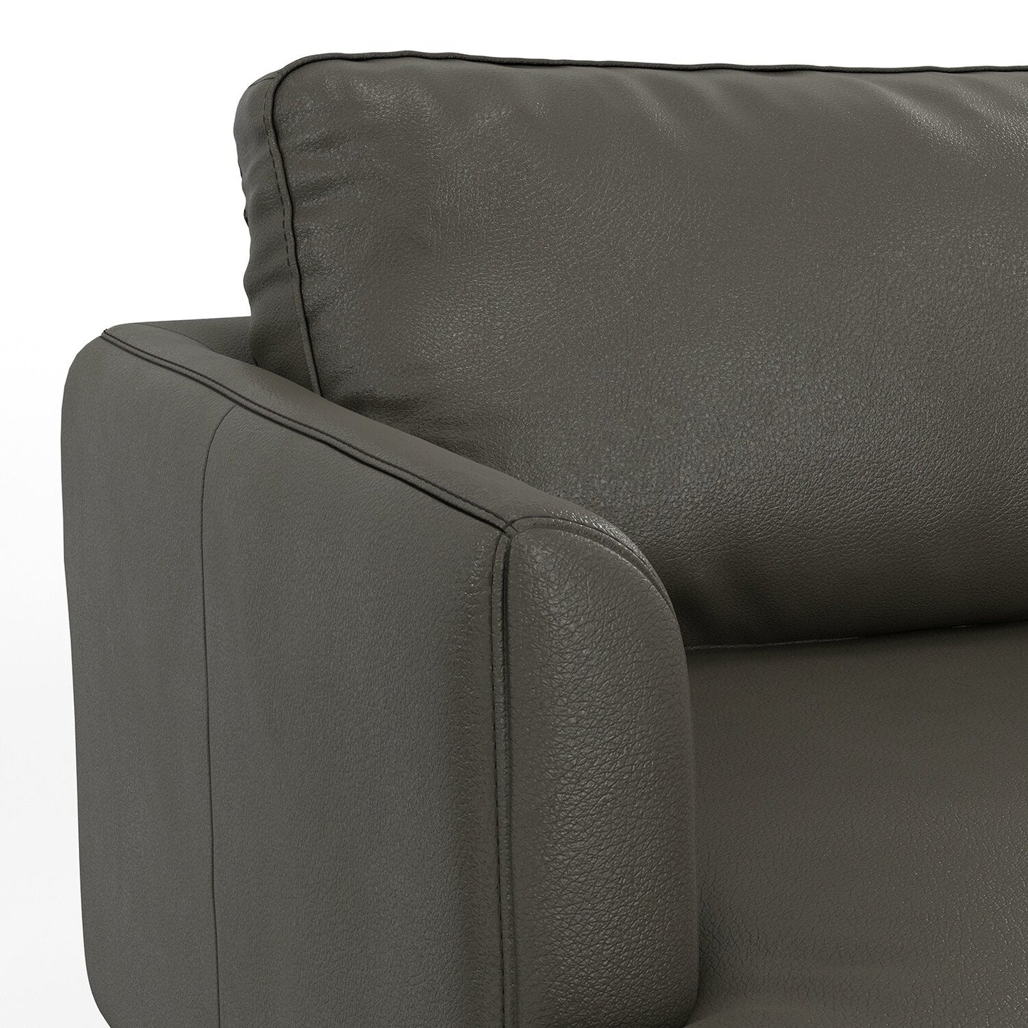 Canapé moderne du milieu du siècle WYNDENHALL Chloris de 90 pouces de large - 90 L x 35,5 P x 32,75 H