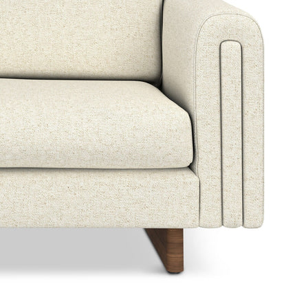 Canapé causeuse contemporain WYNDENHALL Drayton de 61 pouces de large en tissu performant à tissage serré - 61 L x 38 P x 30 H