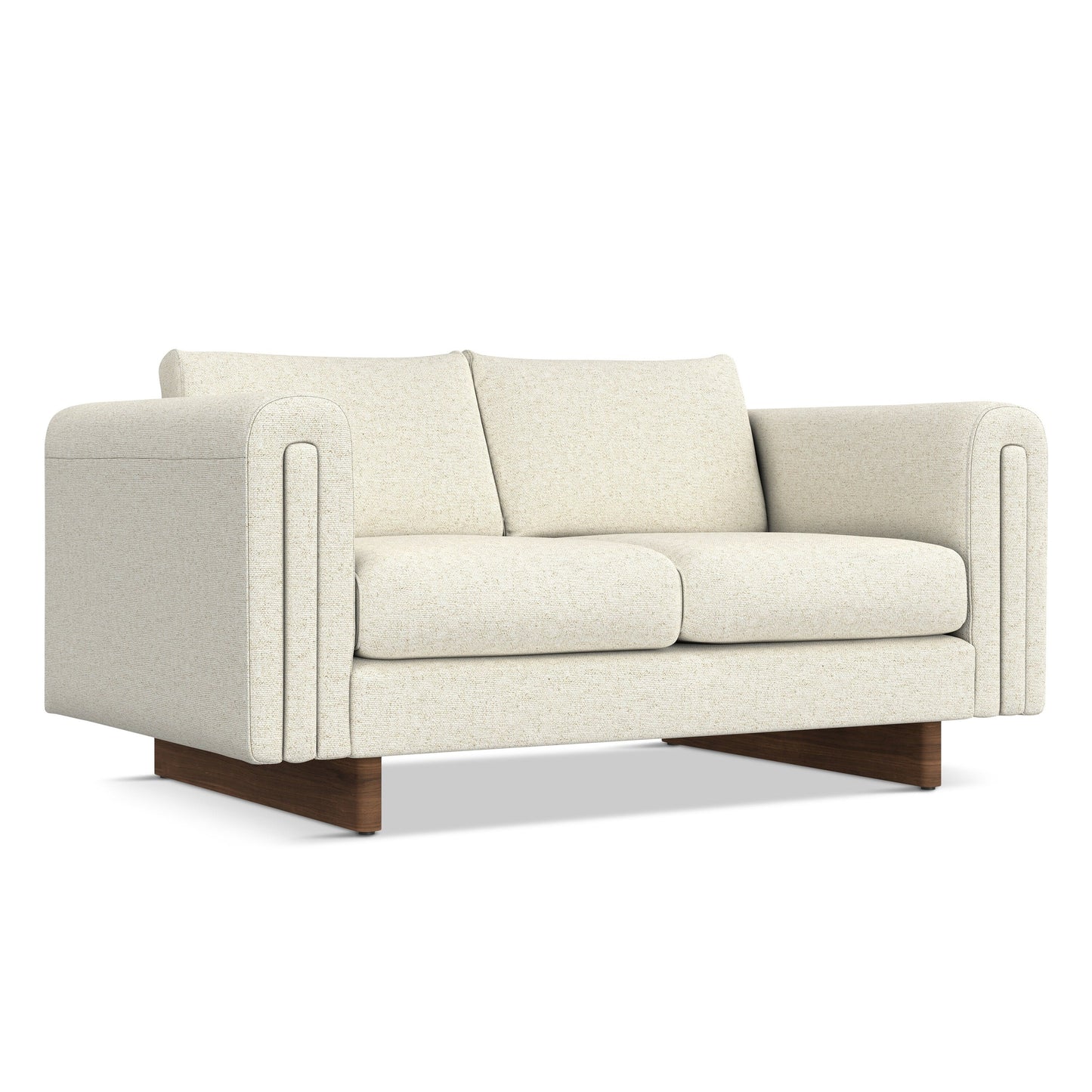 Canapé causeuse contemporain WYNDENHALL Drayton de 61 pouces de large en tissu performant à tissage serré - 61 L x 38 P x 30 H