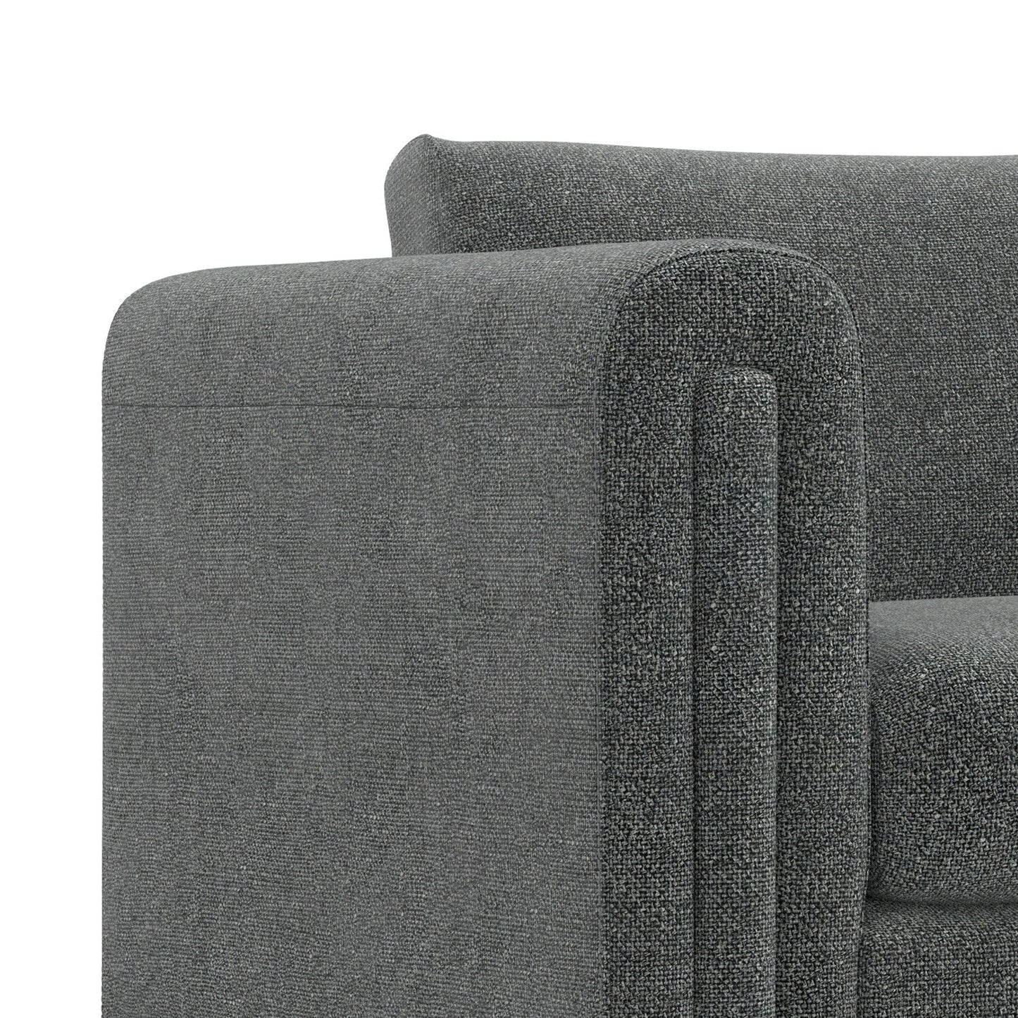 Canapé causeuse contemporain WYNDENHALL Drayton de 61 pouces de large en tissu performant à tissage serré - 61 L x 38 P x 30 H