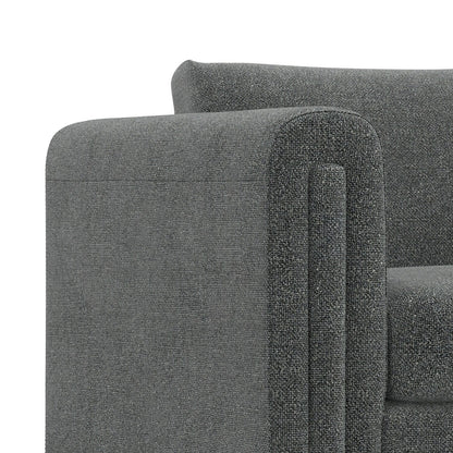 Canapé causeuse contemporain WYNDENHALL Drayton de 61 pouces de large en tissu performant à tissage serré - 61 L x 38 P x 30 H
