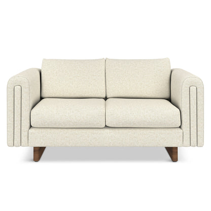 Canapé causeuse contemporain WYNDENHALL Drayton de 61 pouces de large en tissu performant à tissage serré - 61 L x 38 P x 30 H