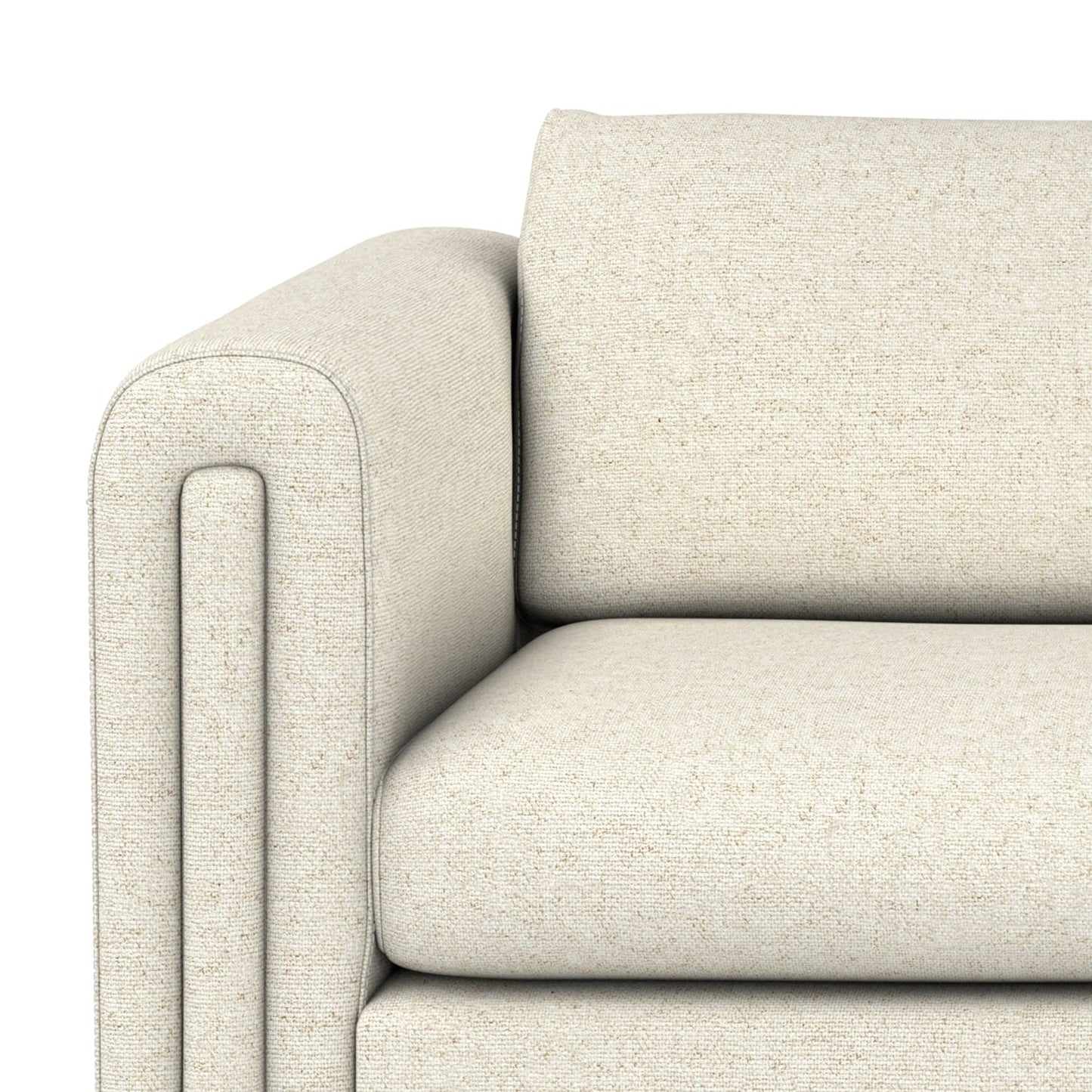 Canapé contemporain WYNDENHALL Drayton 84 large en tissu performant à tissage serré - 84 L x 38 P x 30 H,