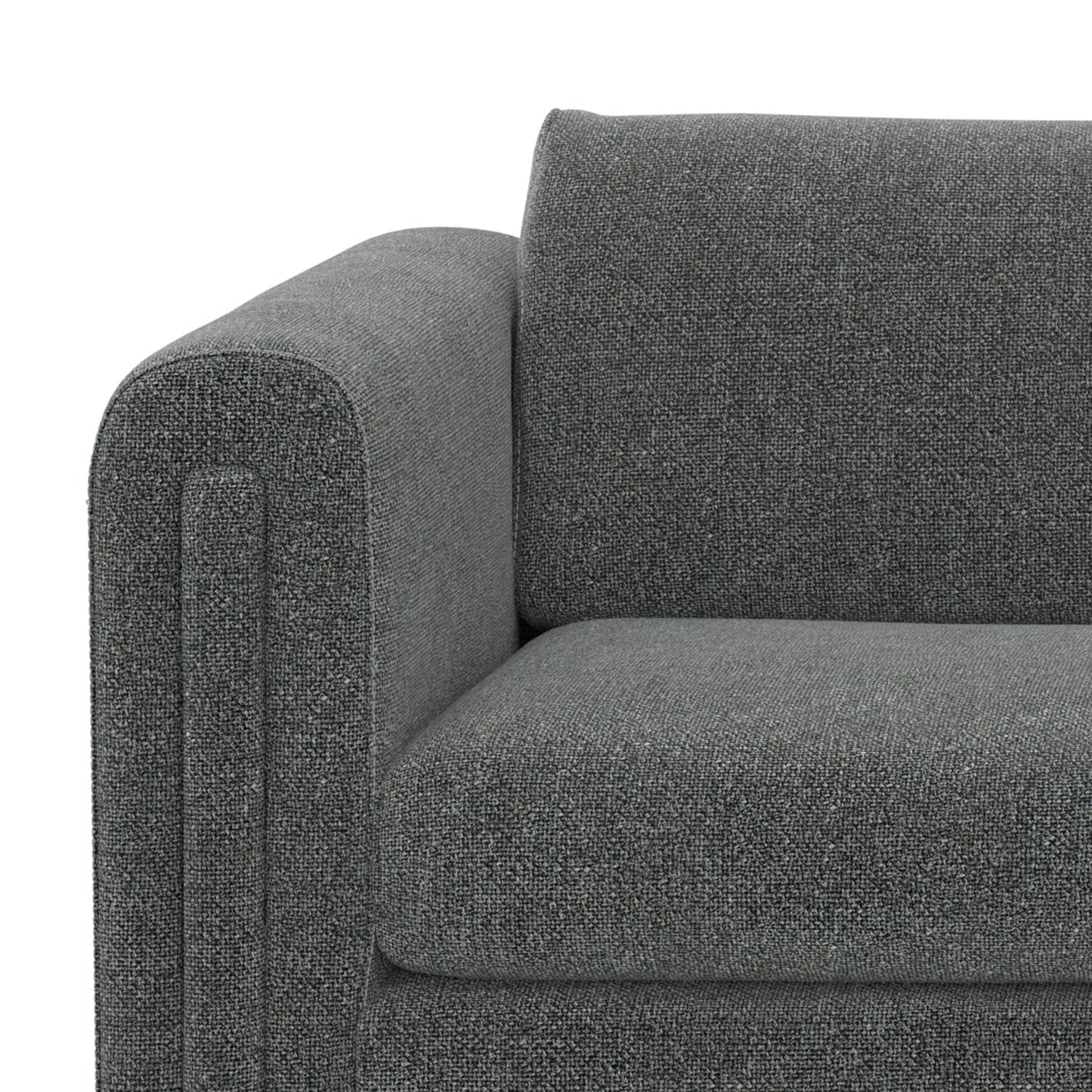 Canapé contemporain WYNDENHALL Drayton 84 large en tissu performant à tissage serré - 84 L x 38 P x 30 H,