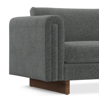 Canapé contemporain WYNDENHALL Drayton 84 large en tissu performant à tissage serré - 84 L x 38 P x 30 H,