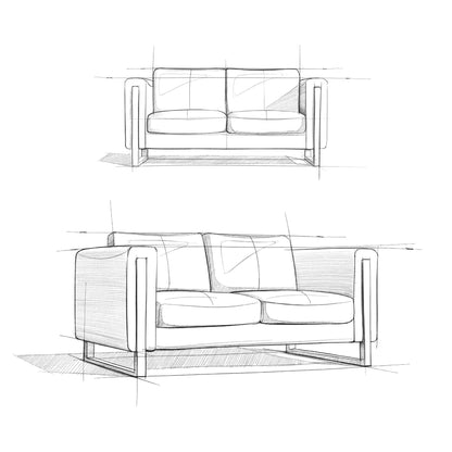 Canapé WYNDENHALL Hillcrest moderne et contemporain de 62 pouces de large en cuir véritable