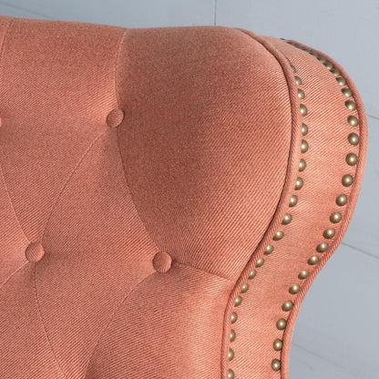 Fauteuil inclinable en tissu à clous capitonnés Walder par Christopher Knight Home