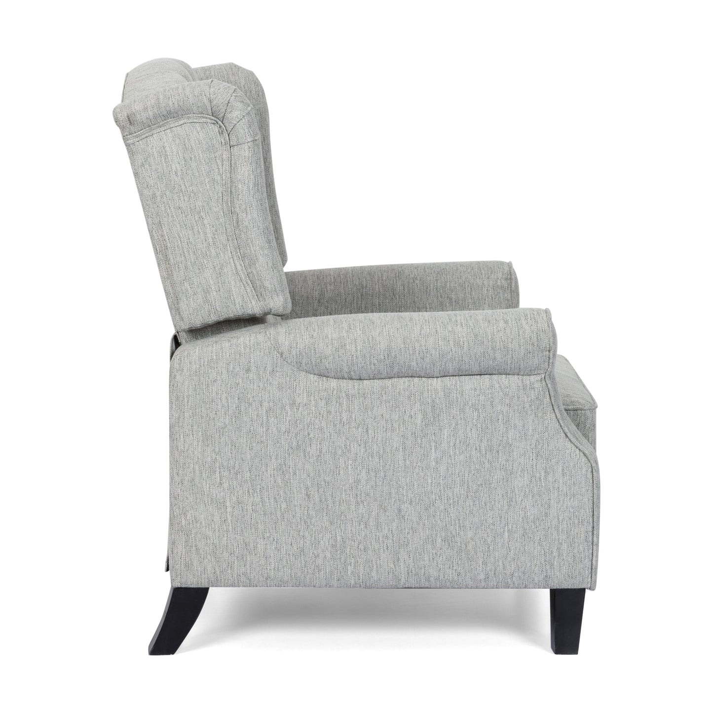 Fauteuil inclinable contemporain en tissu capitonné Wellscross par Christopher Knight Home